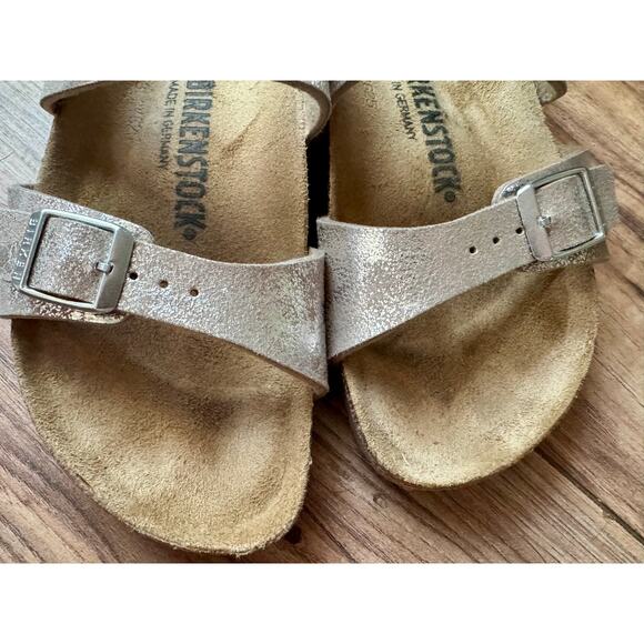 Birkenstock Arizona Metallic Silver Sandals – Women’s 37 / US 6 - Picture 1 of 5